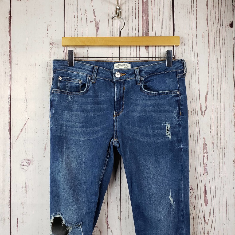 Zara Women's Skinny Jeans - Blue